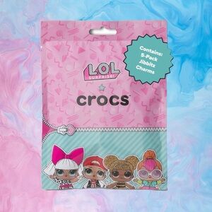 L.O.L. Surprise! 5- pack of Crocs Jibbitz Charms, unopened package